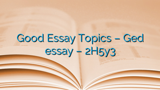 Ged essay samples 2011 image